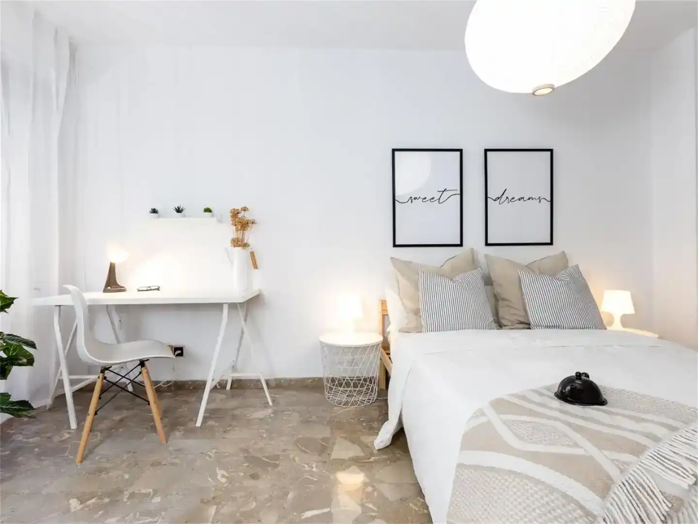 Schlafzimmer von Wohnung zur Miete in Alicante / Alacant mit Klimaanlage und Balkon