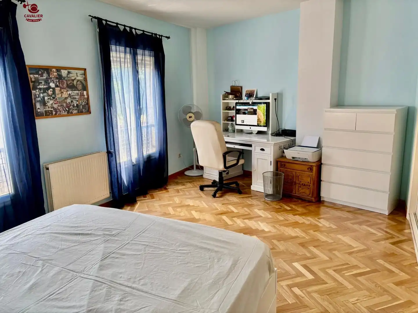 Bedroom of Flat for rent in Los Molinos  with Heating, Private garden and Furnished