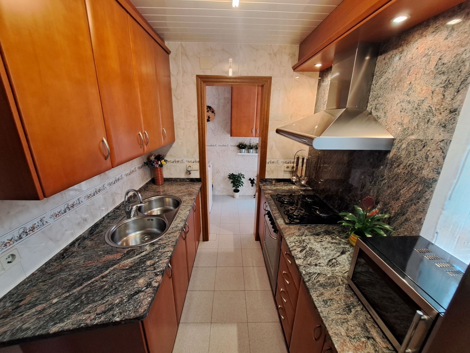 Kitchen of Flat for sale in Mataró  with Heating and Oven