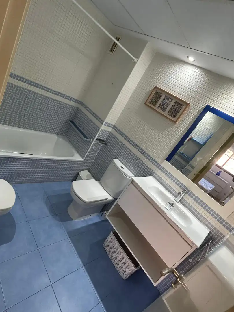 Baño de Apartamento en venta en La Pobla de Farnals con Aire acondicionado, Calefacción y Jardín privado