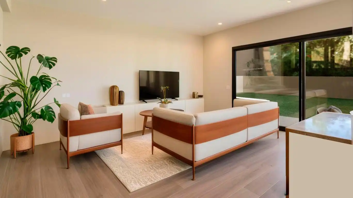 Sala de estar de Casa o chalet en venta en Cassà de la Selva con Calefacción, Jardín privado y Terraza