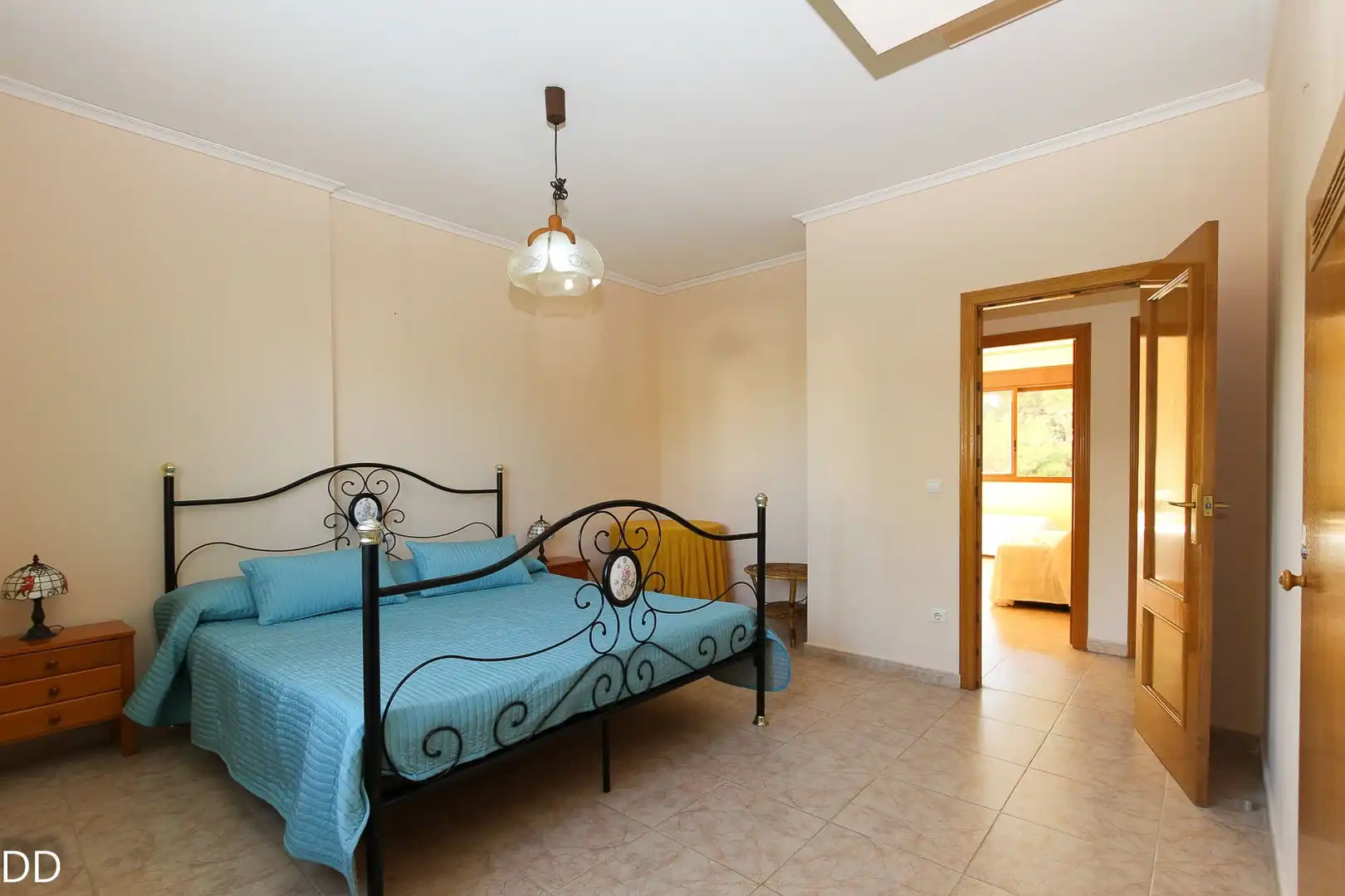 Dormitori de Apartament de lloguer en Dénia amb Jardí privat, Terrassa i Piscina