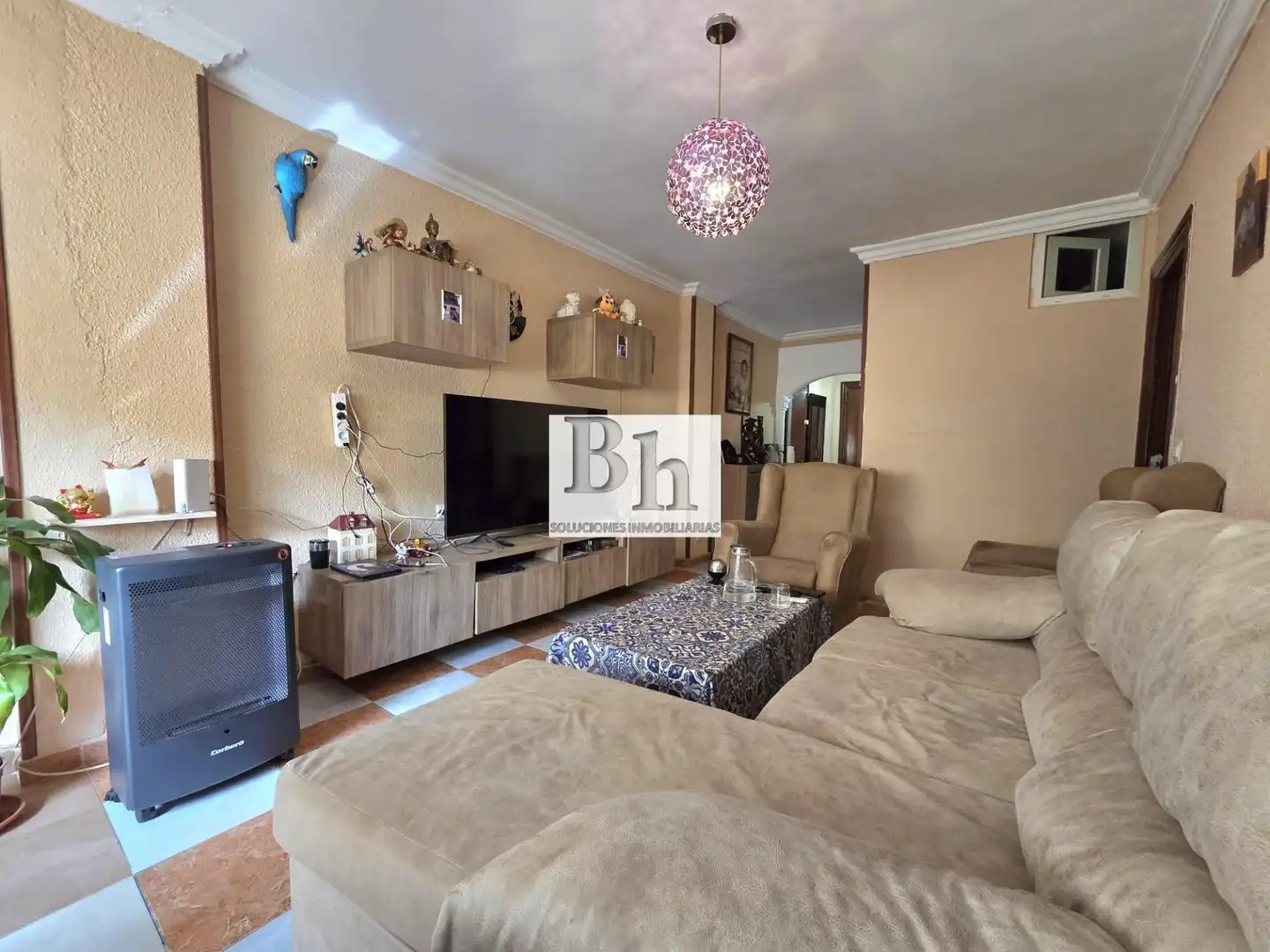 Wohnzimmer von Wohnung zum Verkauf in Málaga mit Privatgarten