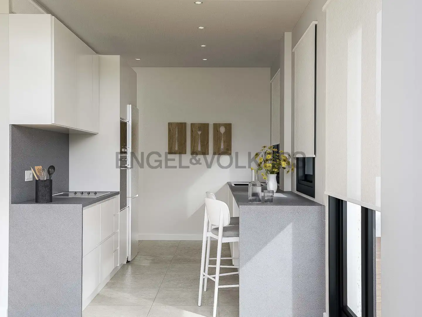 Cocina de Piso en venta en Vallirana con Aire acondicionado, Calefacción y Jardín privado