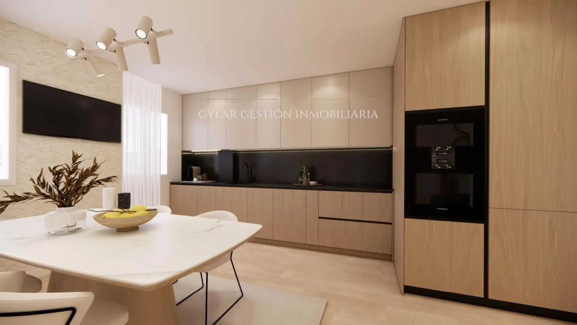 Kitchen of Flat for sale in Salamanca Capital  with Heating, Terrace and Furnished