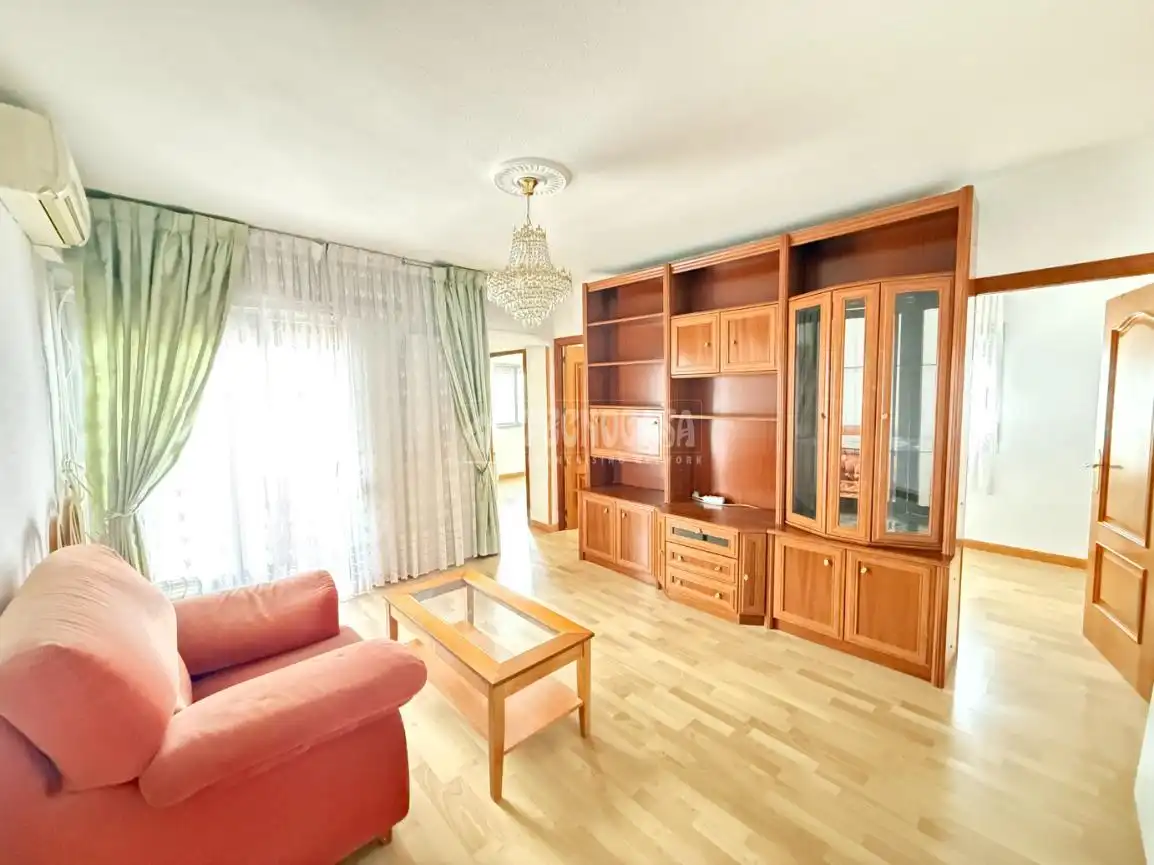 Living room of Flat for sale in  Madrid Capital  with Air Conditioner, Heating and Terrace