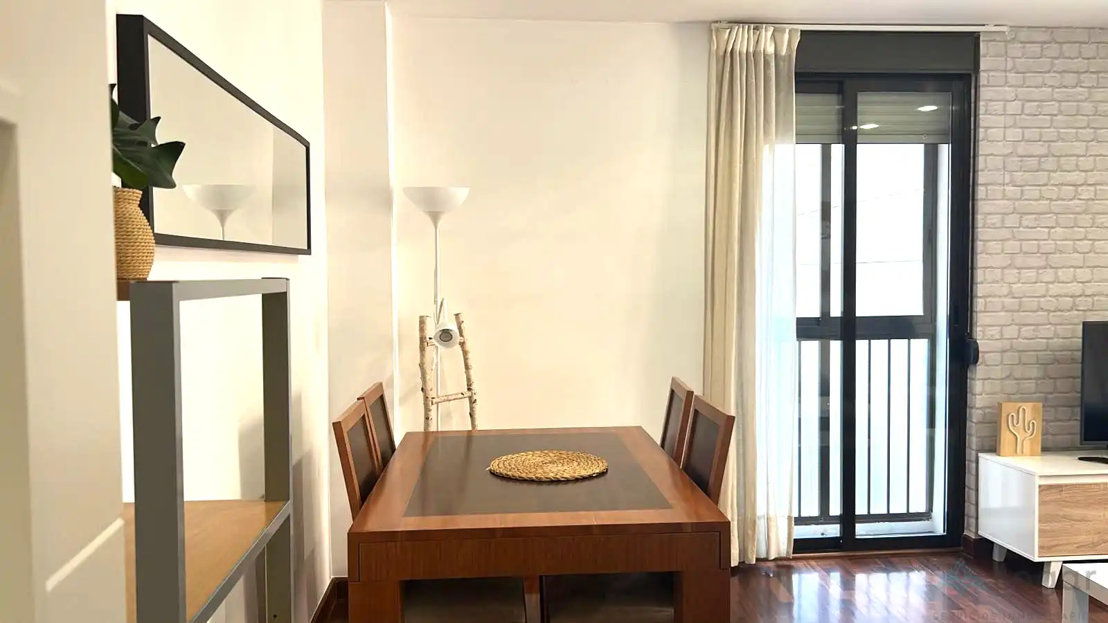 Dining room of Flat for rent in Murcia  with Air Conditioner, Heating and Furnished