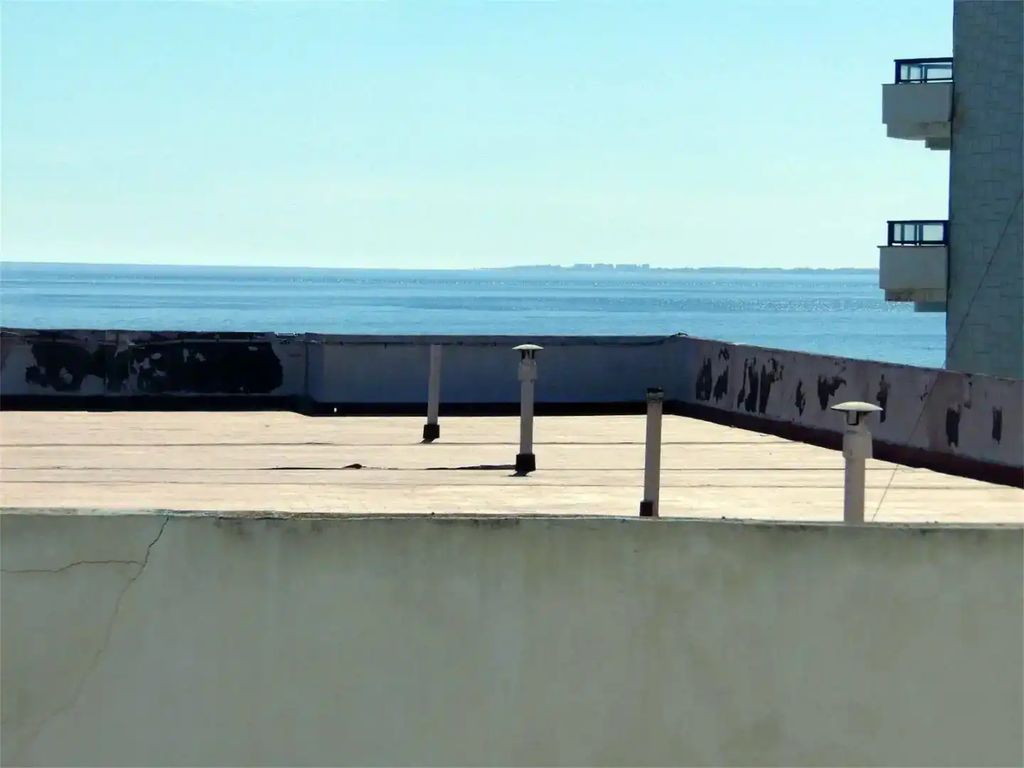 Terrasse von Dachboden zur Miete in Almería mit Klimaanlage, Möbliert und Balkon