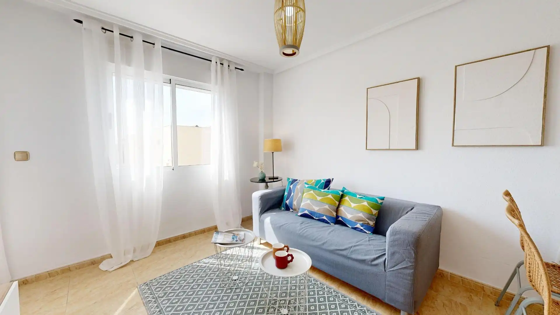 Sala de estar de Apartamento en venta en Los Montesinos con Terraza