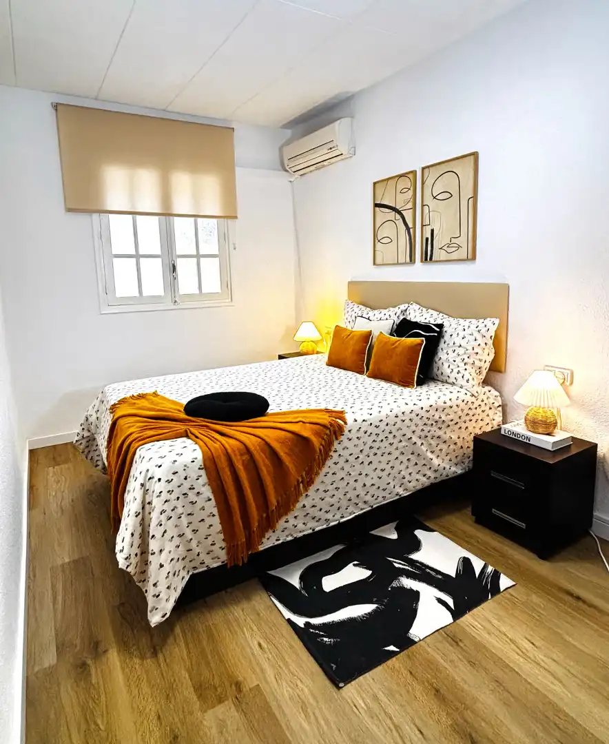 Bedroom of Flat for rent in Alicante / Alacant  with Air Conditioner, Furnished and Oven