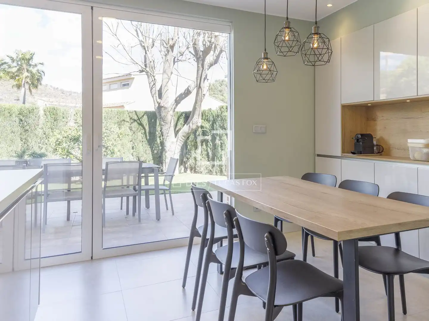 Menjador de Casa o xalet en venda en Puçol amb Aire condicionat, Jardí privat i Parquet