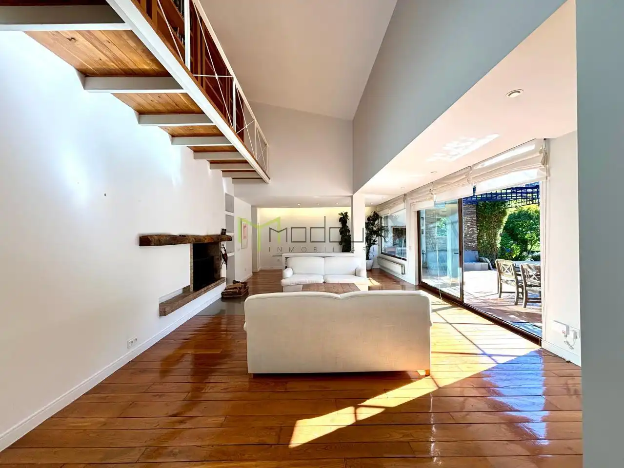 Wohnzimmer von Haus oder Chalet zum Verkauf in Ames mit Heizung, Privatgarten und Terrasse
