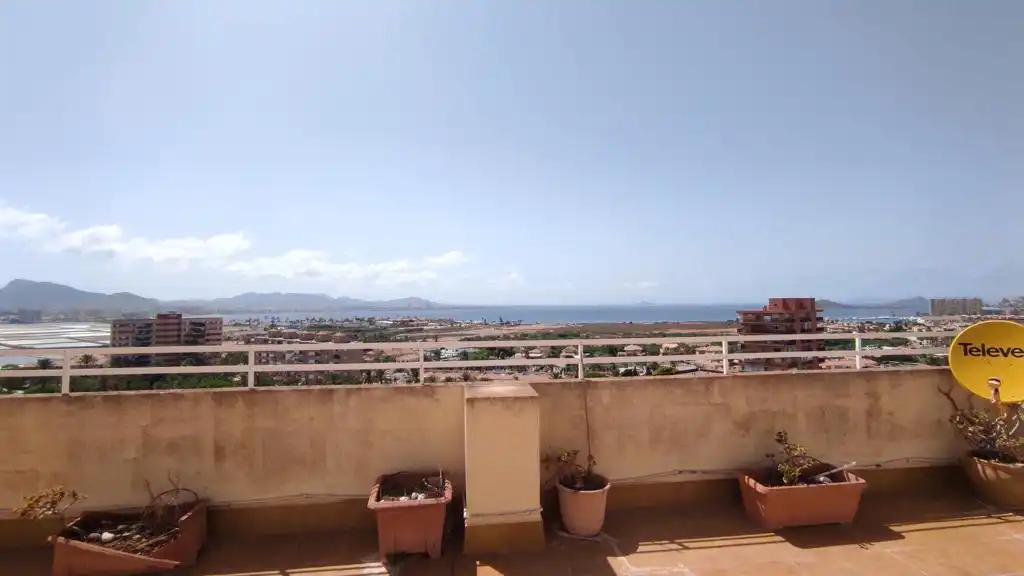 Terrassa de Àtic en venda en La Manga del Mar Menor amb Terrassa, Moblat i Forn
