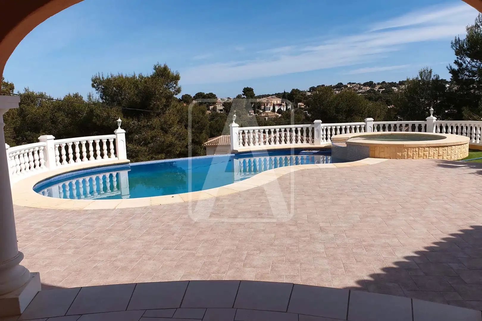 Swimming pool of Houses for sale in Jávea / Xàbia  with Air Conditioner, Heating and Private garden