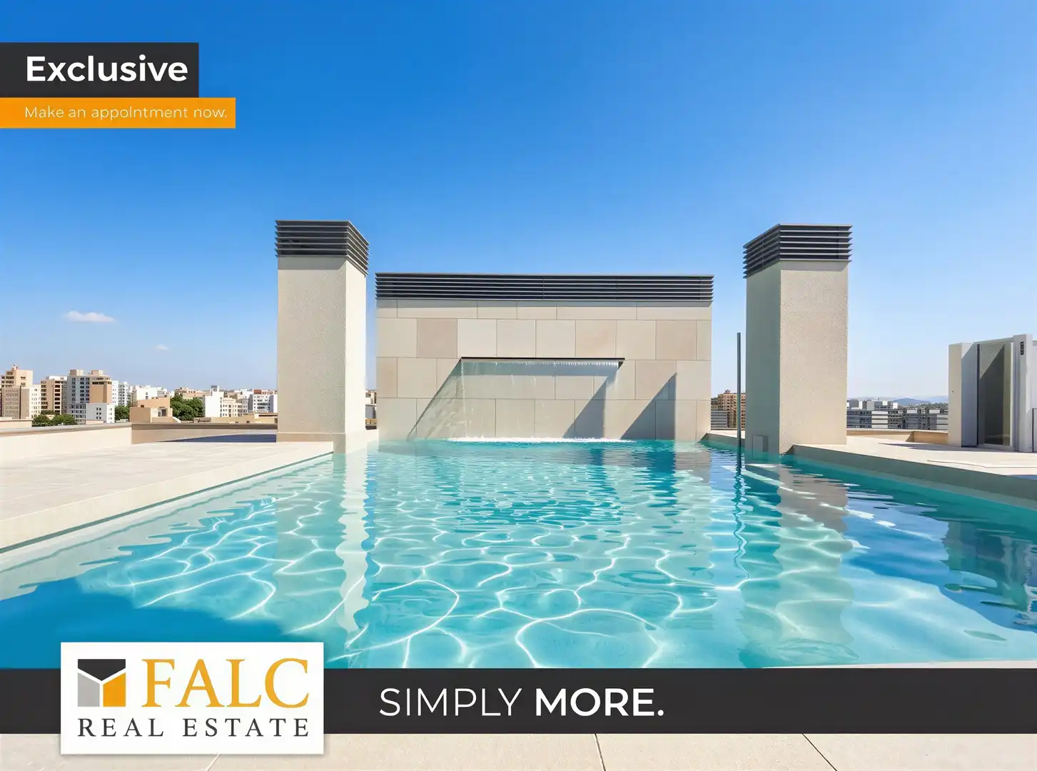 Piscina de Apartament en venda en  Palma de Mallorca amb Aire condicionat, Traster i Piscina