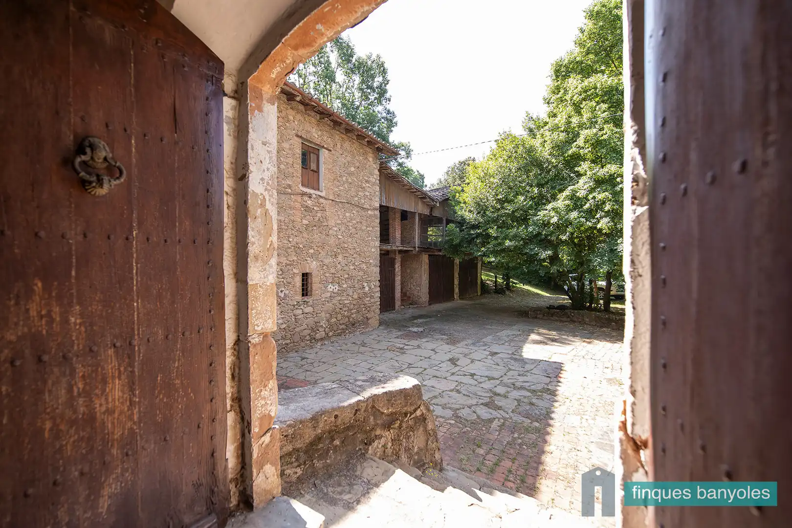 Vista exterior de Finca rústica en venda en Les Preses amb Calefacció, Jardí privat i Terrassa