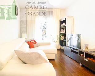 Living room of Duplex for sale in Palencia Capital  with Heating, Parquet flooring and Furnished