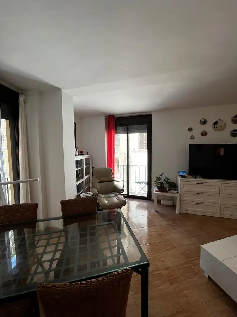Sala d'estar de Pis en venda en Tortosa amb Aire condicionat, Moblat i Balcó