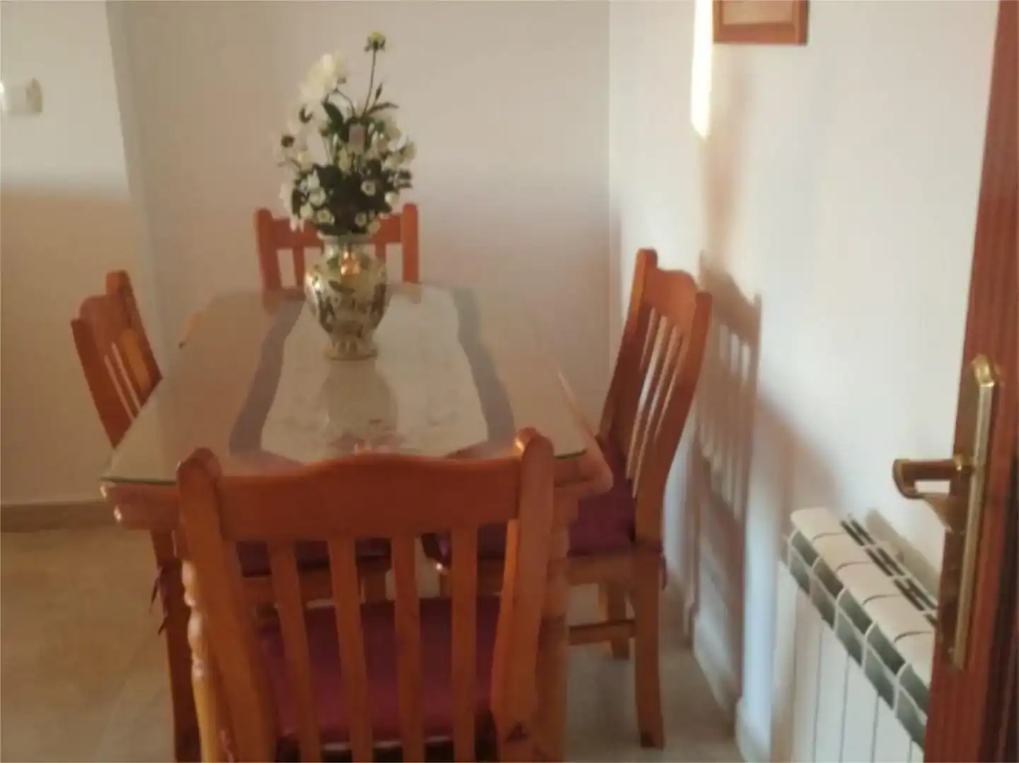 Esszimmer von Wohnung zur Miete in Fregenal de la Sierra mit Klimaanlage und Balkon