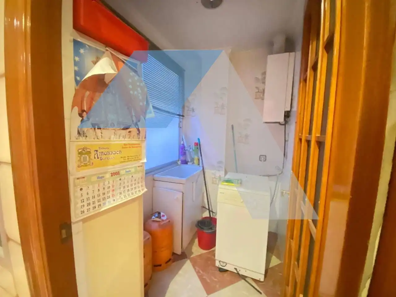 Kitchen of Flat for sale in Aspe  with Air Conditioner, Furnished and Balcony