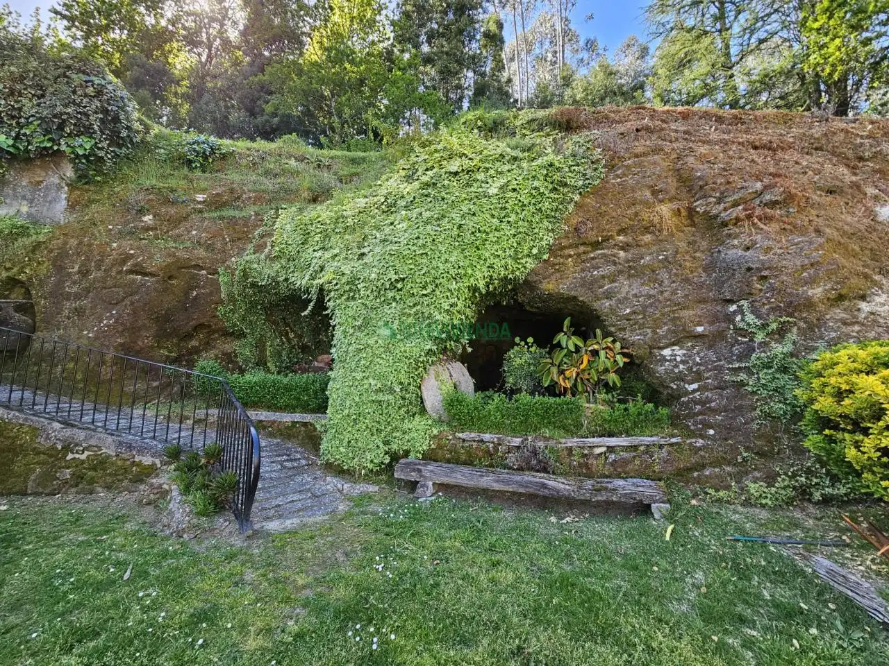Jardín de Finca rústica en venta en A Cañiza   con Calefacción, Jardín privado y Terraza