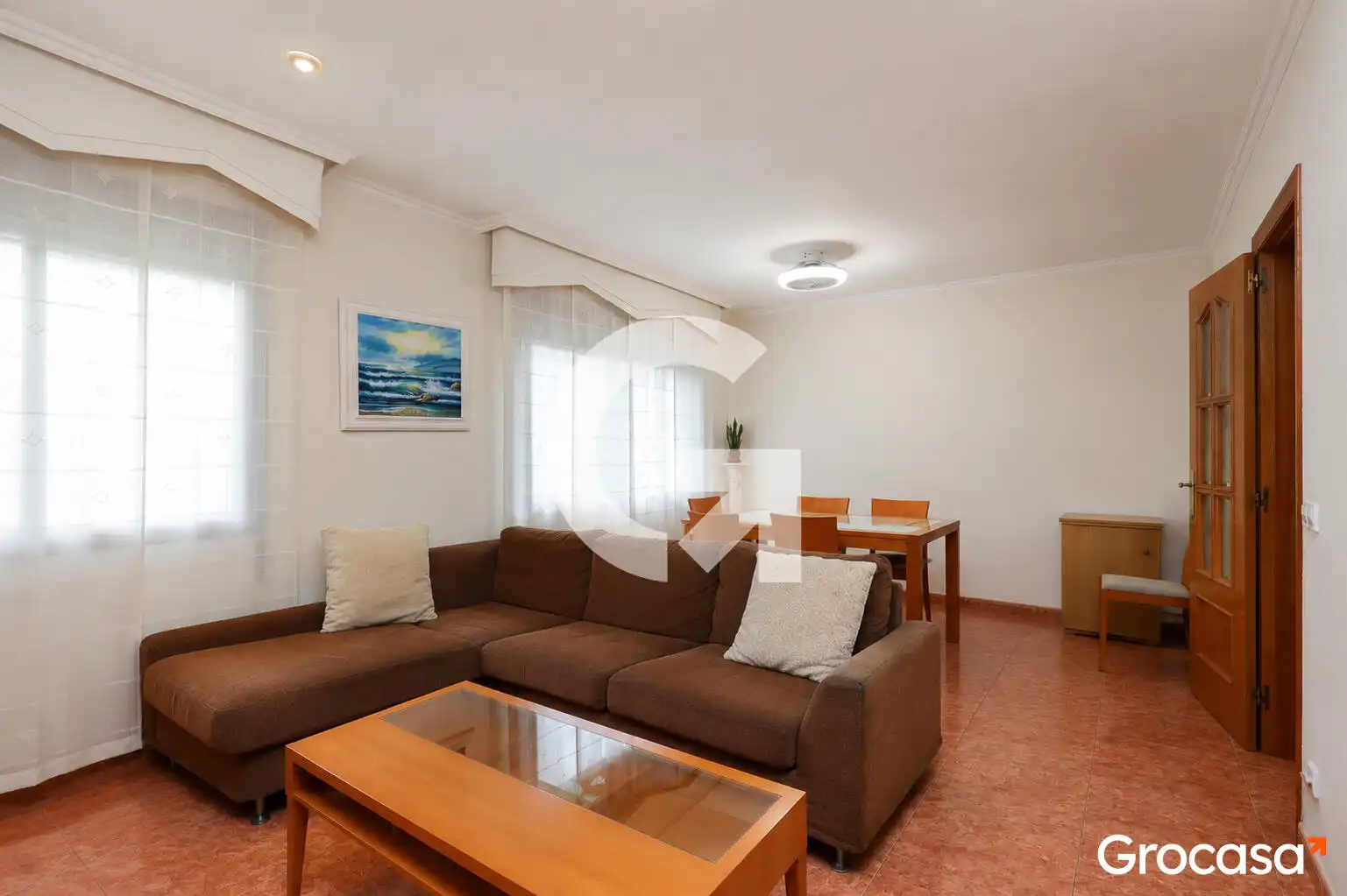 Sala de estar de Piso en venta en Sant Boi de Llobregat con Calefacción