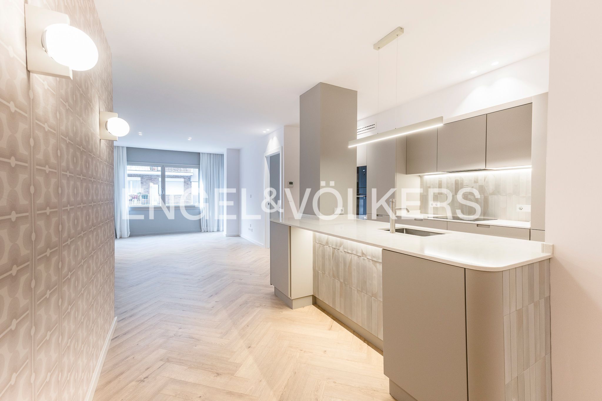 Cuina de Apartament en venda en  Barcelona Capital amb Aire condicionat, Calefacció i Terrassa