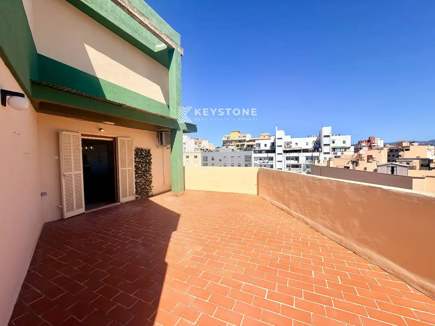 Terrasse von Dachboden zur Miete in  Palma de Mallorca mit Klimaanlage und Terrasse