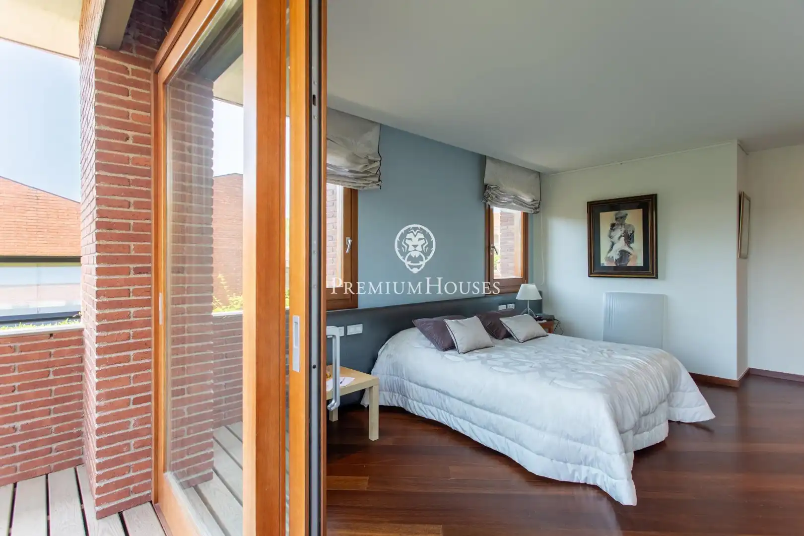 Schlafzimmer von Haus oder Chalet zum Verkauf in Cabrera de Mar mit Klimaanlage, Heizung und Privatgarten