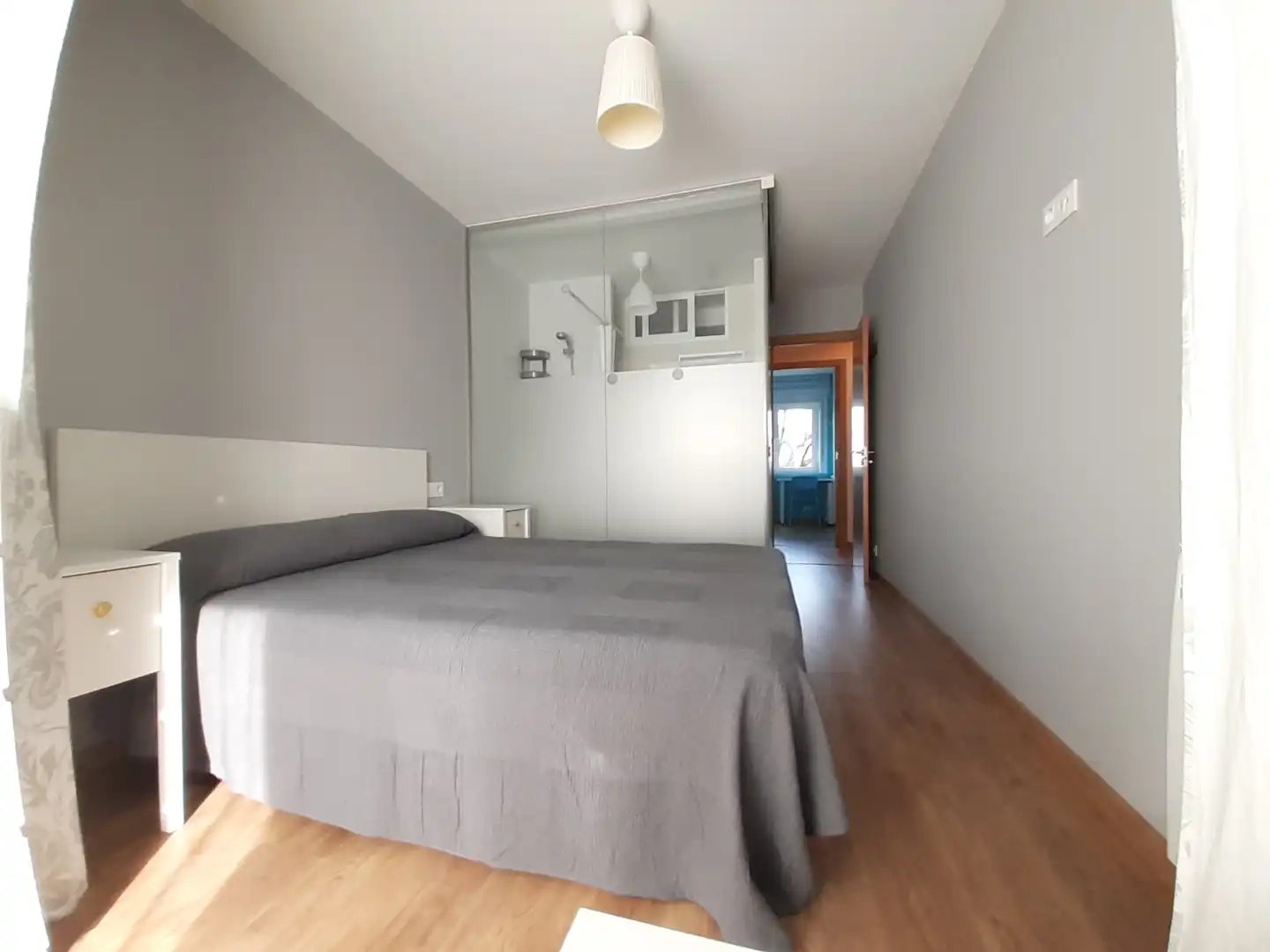Bedroom of Flat for rent in Santiago de Compostela   with Heating, Furnished and Oven