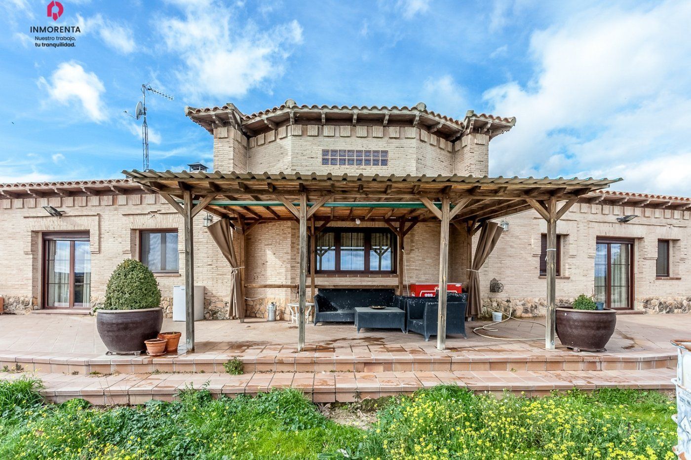 Terrace of Country house for sale in Villamanta  with Air Conditioner, Heating and Private garden