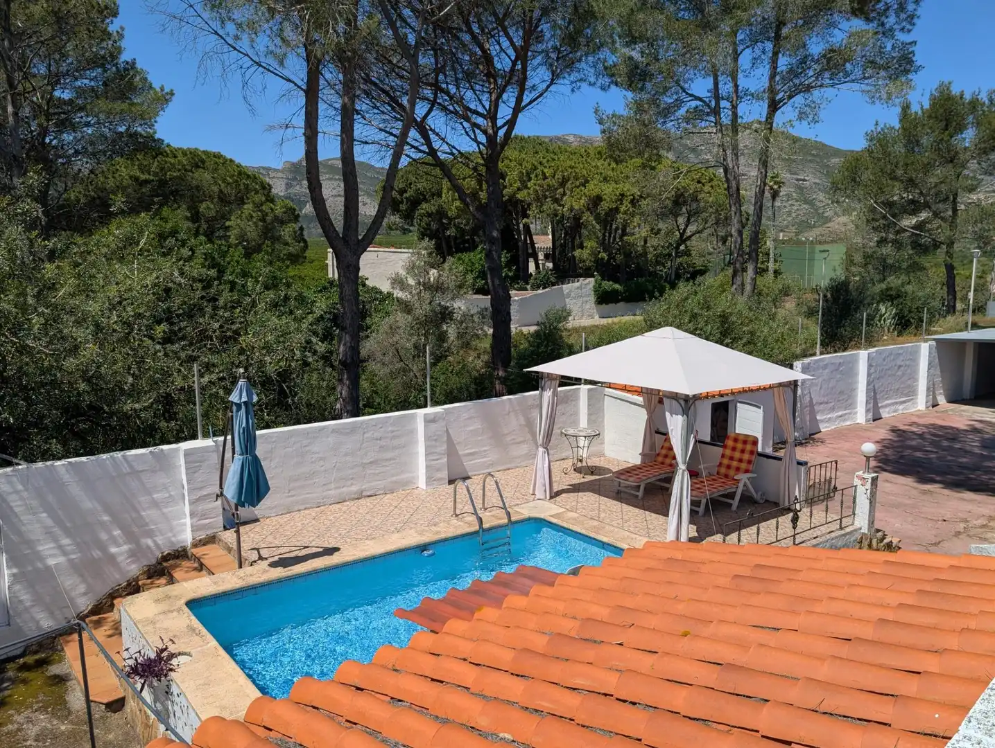 Piscina de Casa o xalet en venda en Gandia amb Aire condicionat, Jardí privat i Terrassa