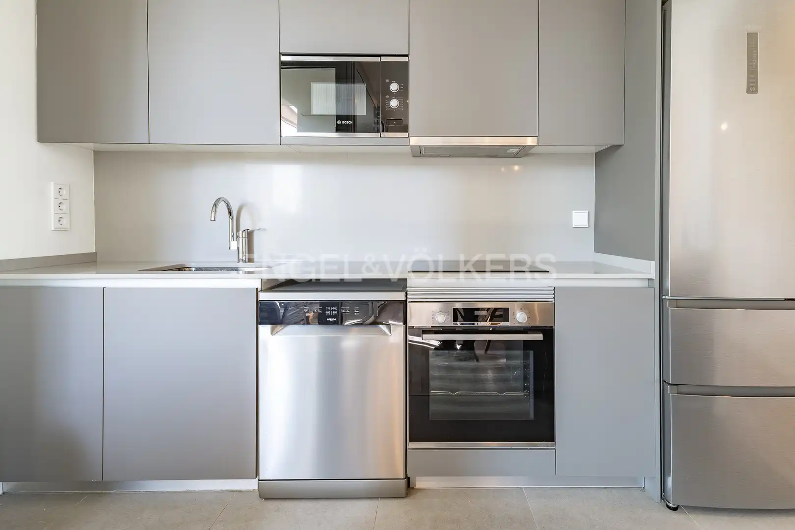 Kitchen of Flat for sale in Sant Adrià de Besòs  with Air Conditioner, Heating and Parquet flooring