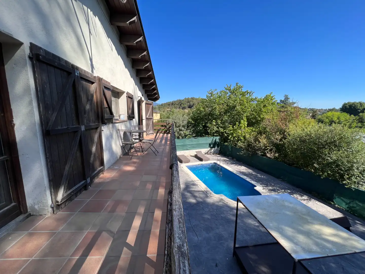 Terraza de Casa o chalet en venta en Vallgorguina con Aire acondicionado, Calefacción y Jardín privado