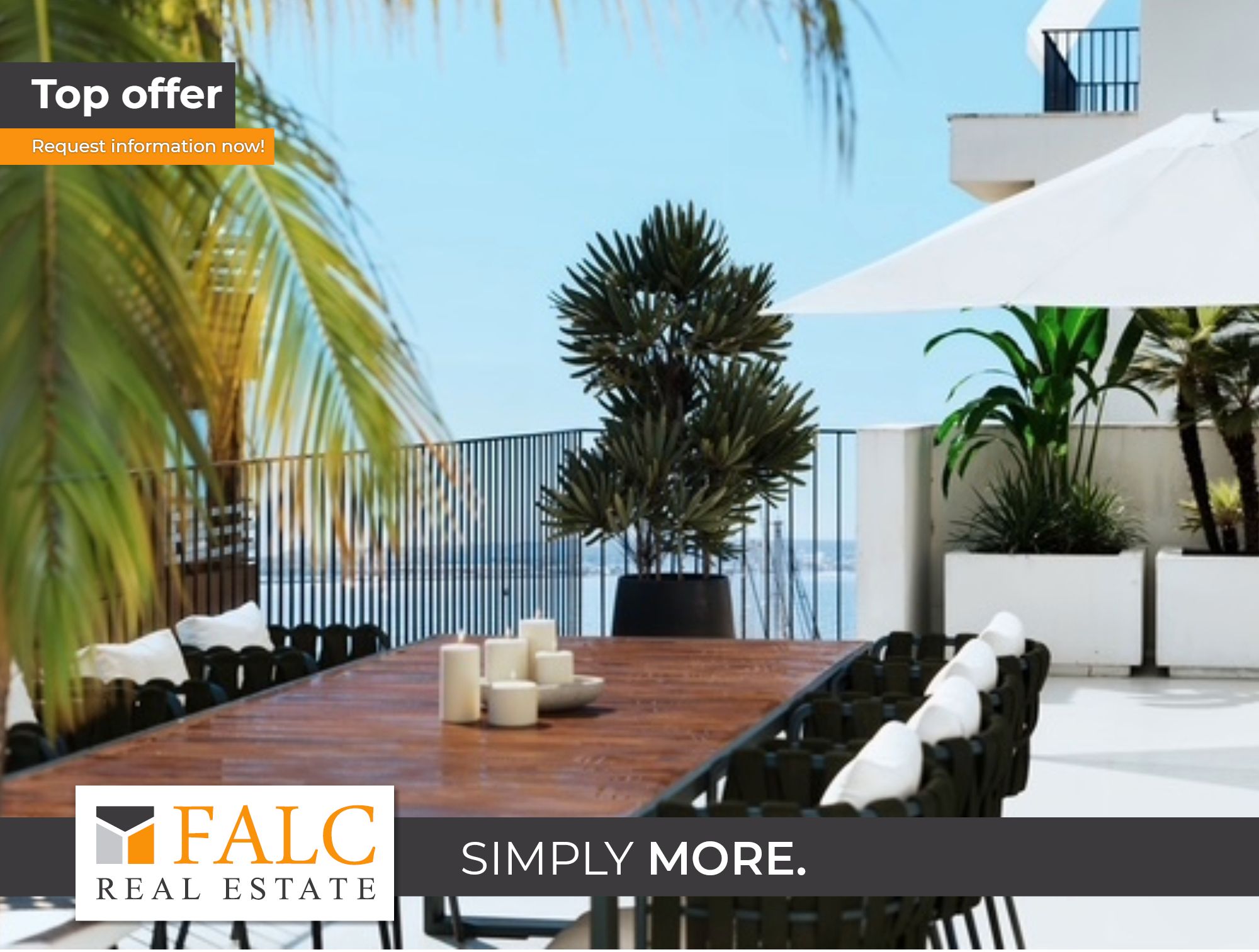 Terraza de Ático en venta en  Palma de Mallorca