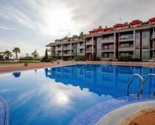 Swimming pool of Flat to rent in Sanxenxo  with Furnished and Community pool