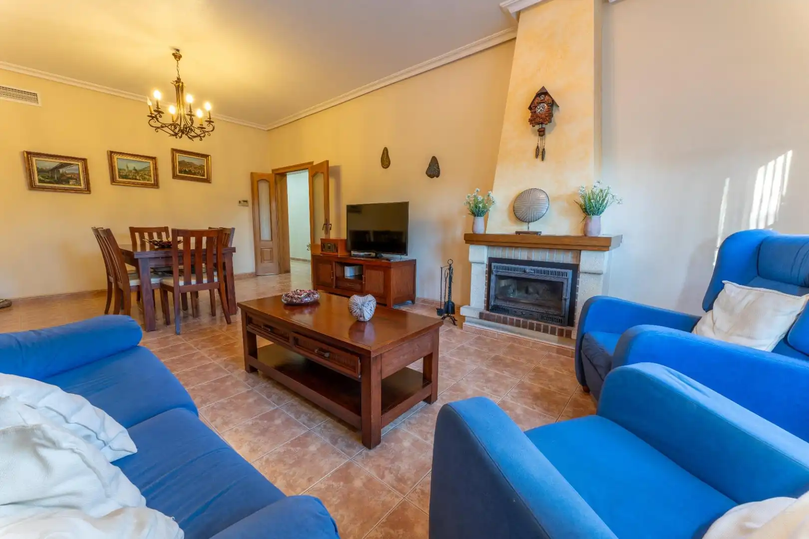 Sala de estar de Casa o chalet en venta en Elche / Elx con Aire acondicionado, Jardín privado y Terraza