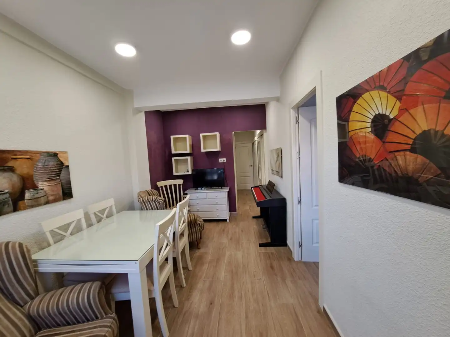 Menjador de Pis en venda en Cartagena amb Aire condicionat, Calefacció i Terrassa