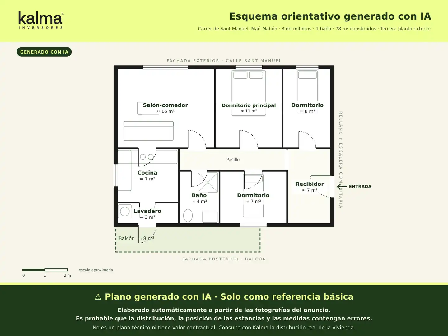Flat with terrace for sale in Carrer de Sant Manuel, imagen 29
