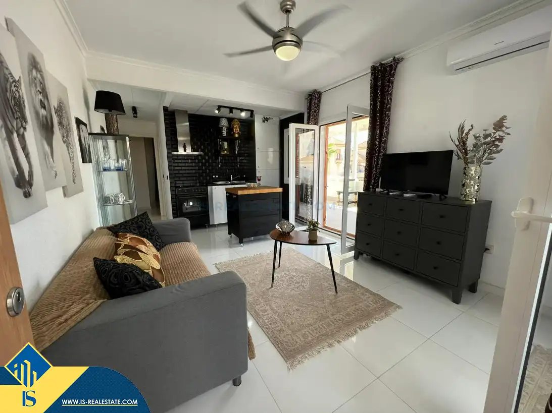 Wohnzimmer von Wohnungen zum Verkauf in Torrevieja mit Klimaanlage, Heizung und Terrasse