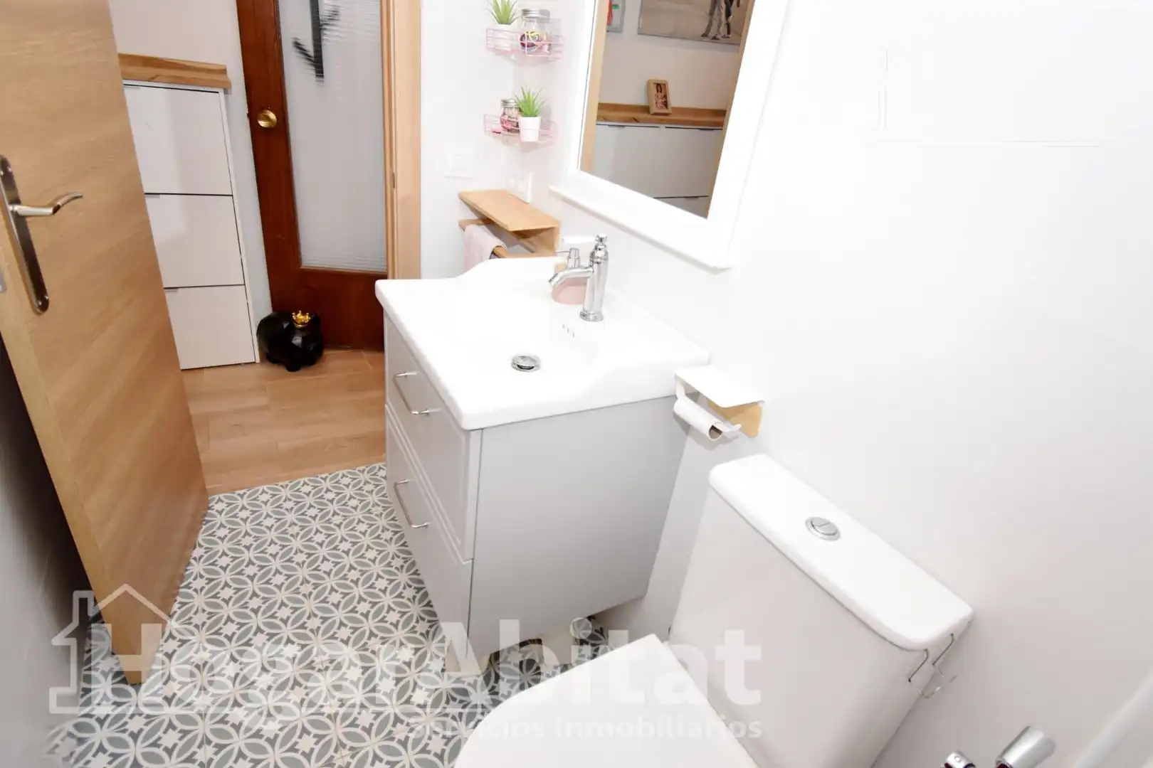 Baño de Planta baja en venta en Burjassot con Aire acondicionado, Calefacción y Terraza