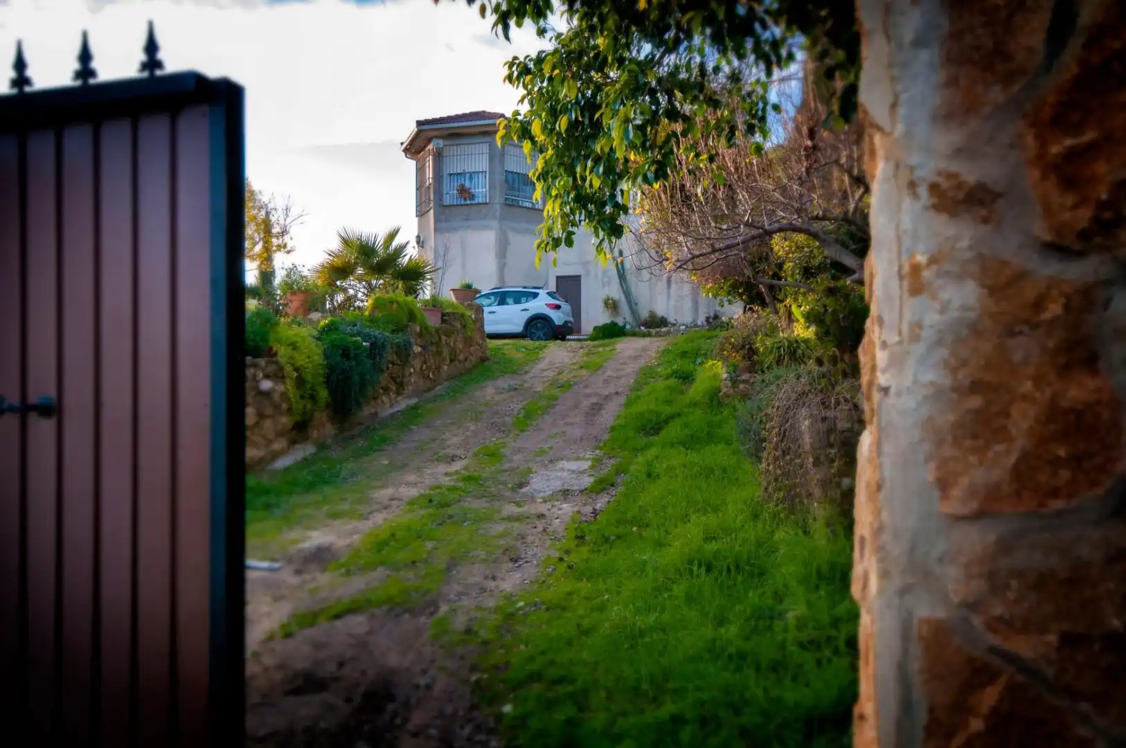 Vista exterior de Finca rústica en venda en Almodóvar del Río amb Aire condicionat, Jardí privat i Piscina