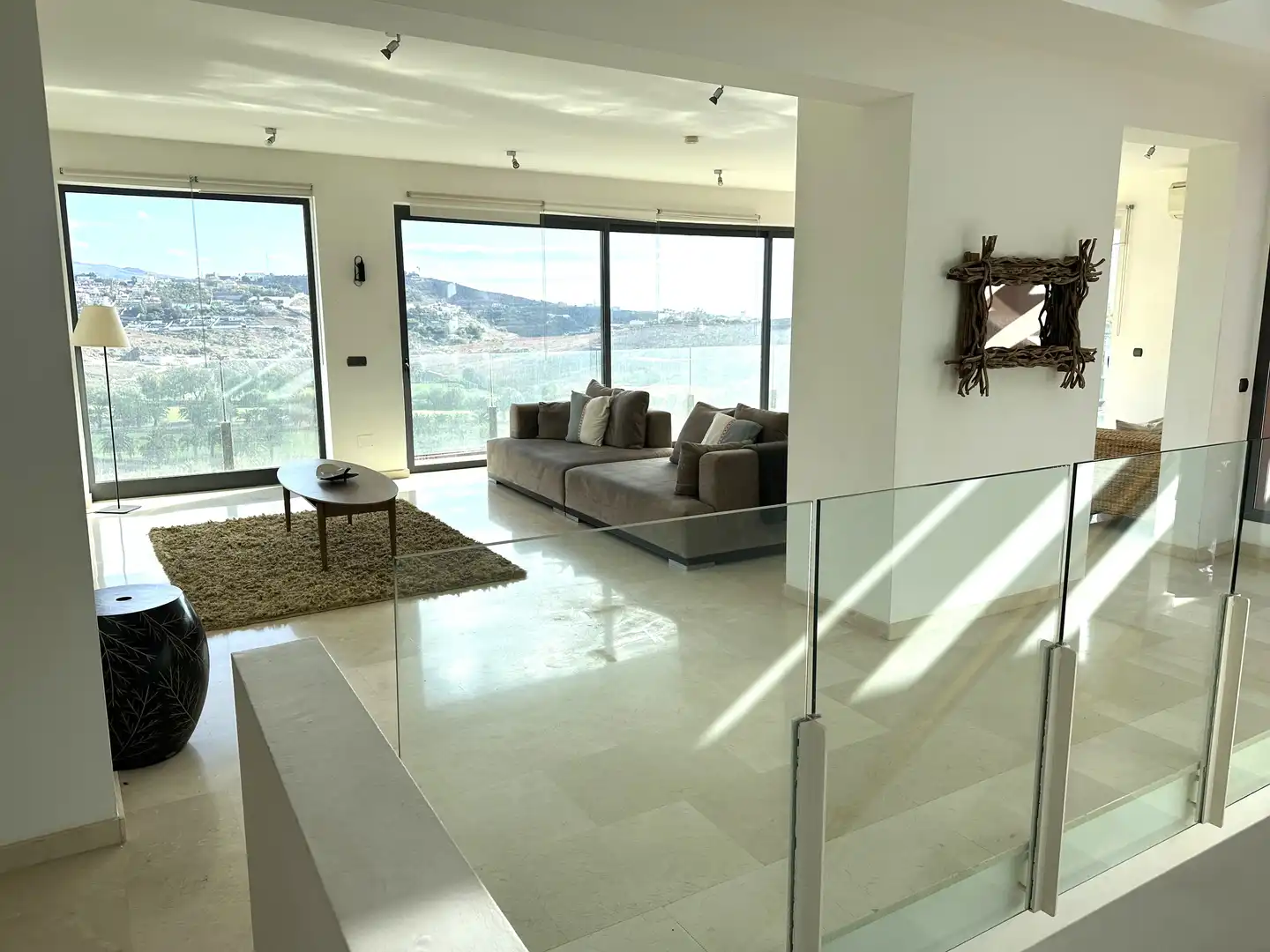 Living room of Houses for sale in San Bartolomé de Tirajana  with Air Conditioner, Private garden and Parquet flooring