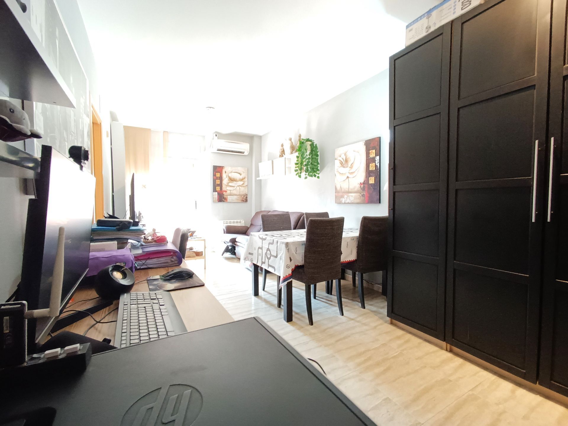 Living room of Flat for sale in Sant Adrià de Besòs  with Air Conditioner, Heating and Terrace