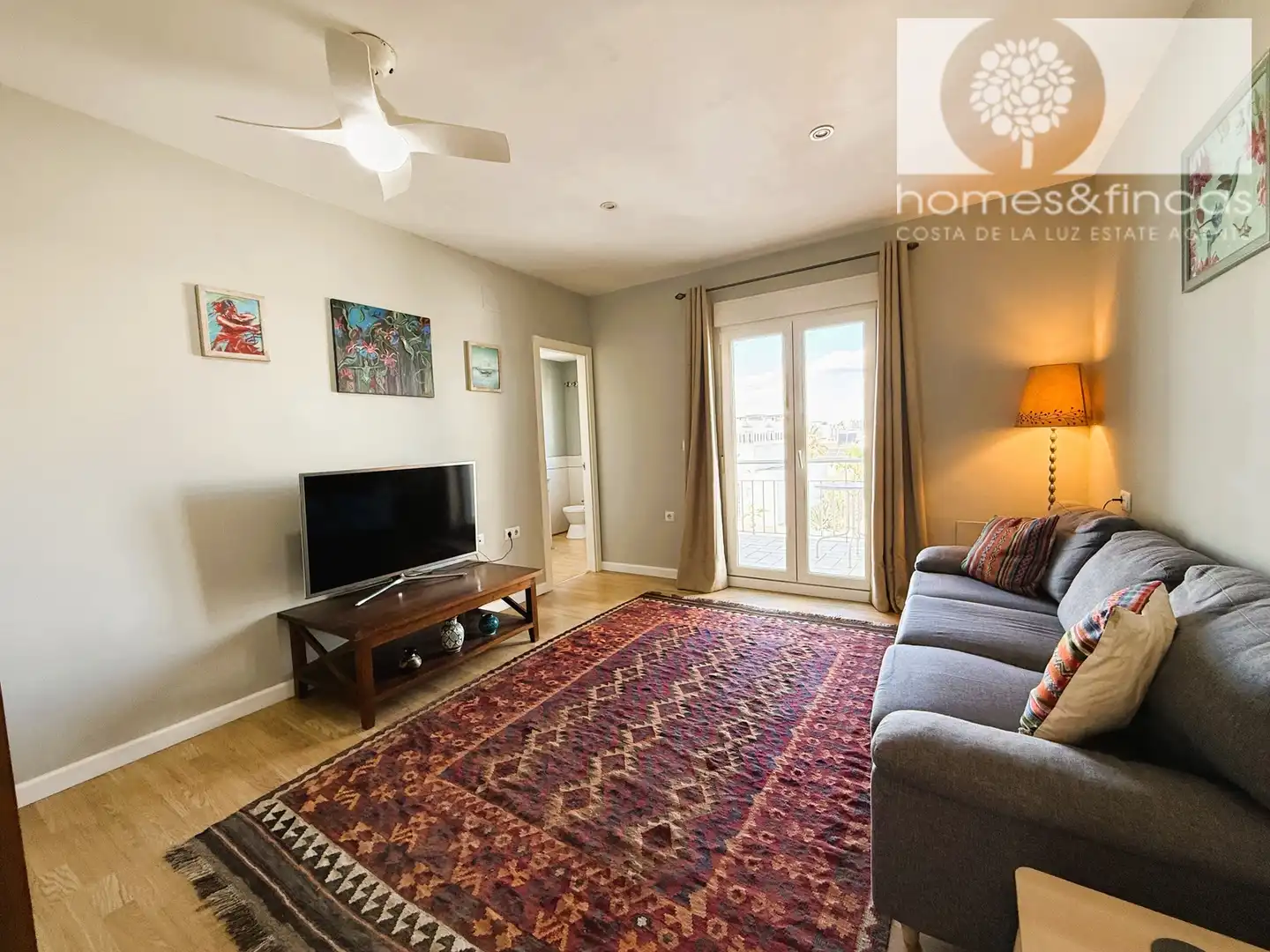 Living room of Detached homes for sale in Ayamonte  with Air Conditioner, Terrace and Furnished