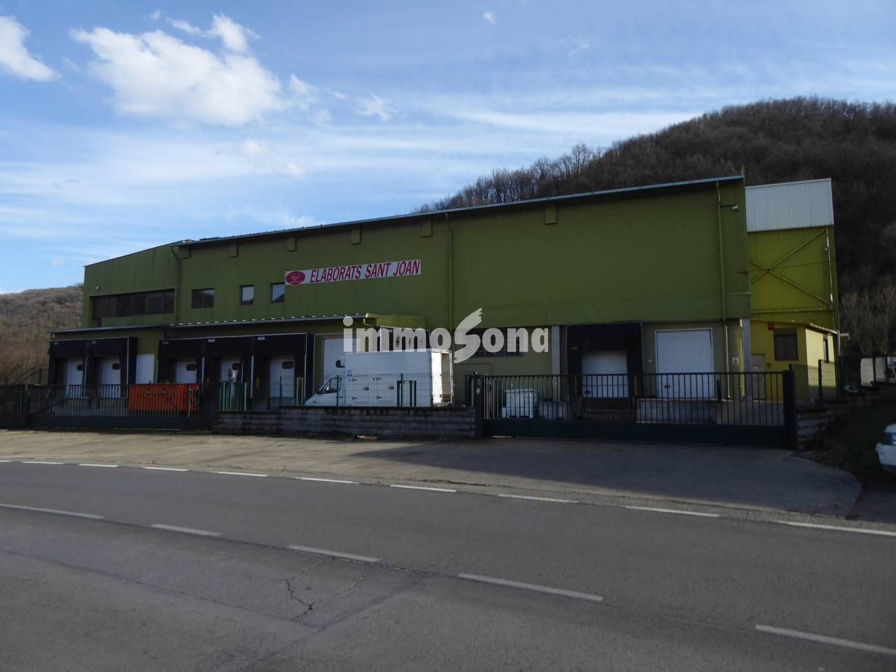 Exterior view of Industrial buildings for sale in Sant Joan Les Fonts