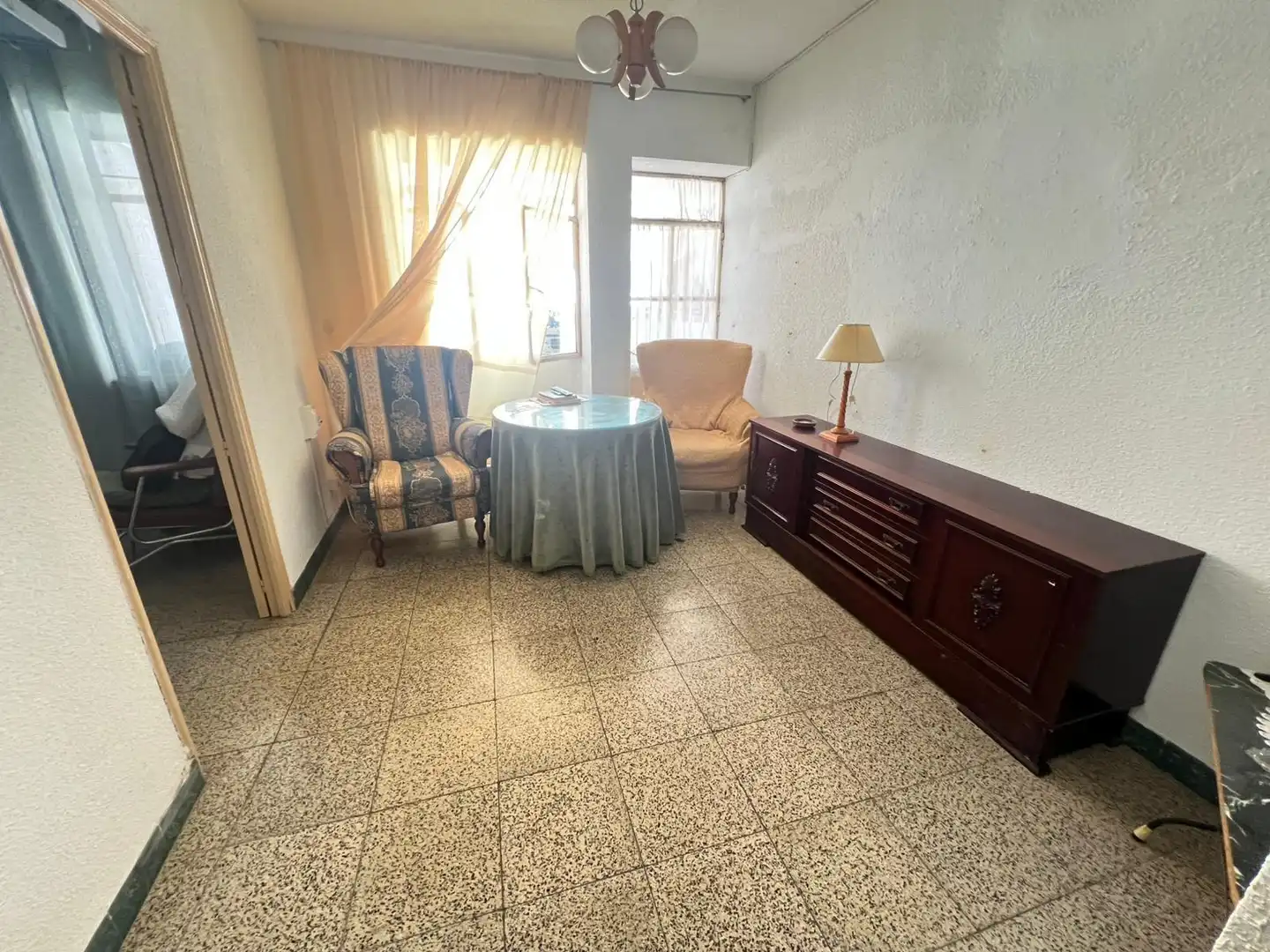 Living room of Apartments for sale in Almadén  with Heating, Private garden and Furnished