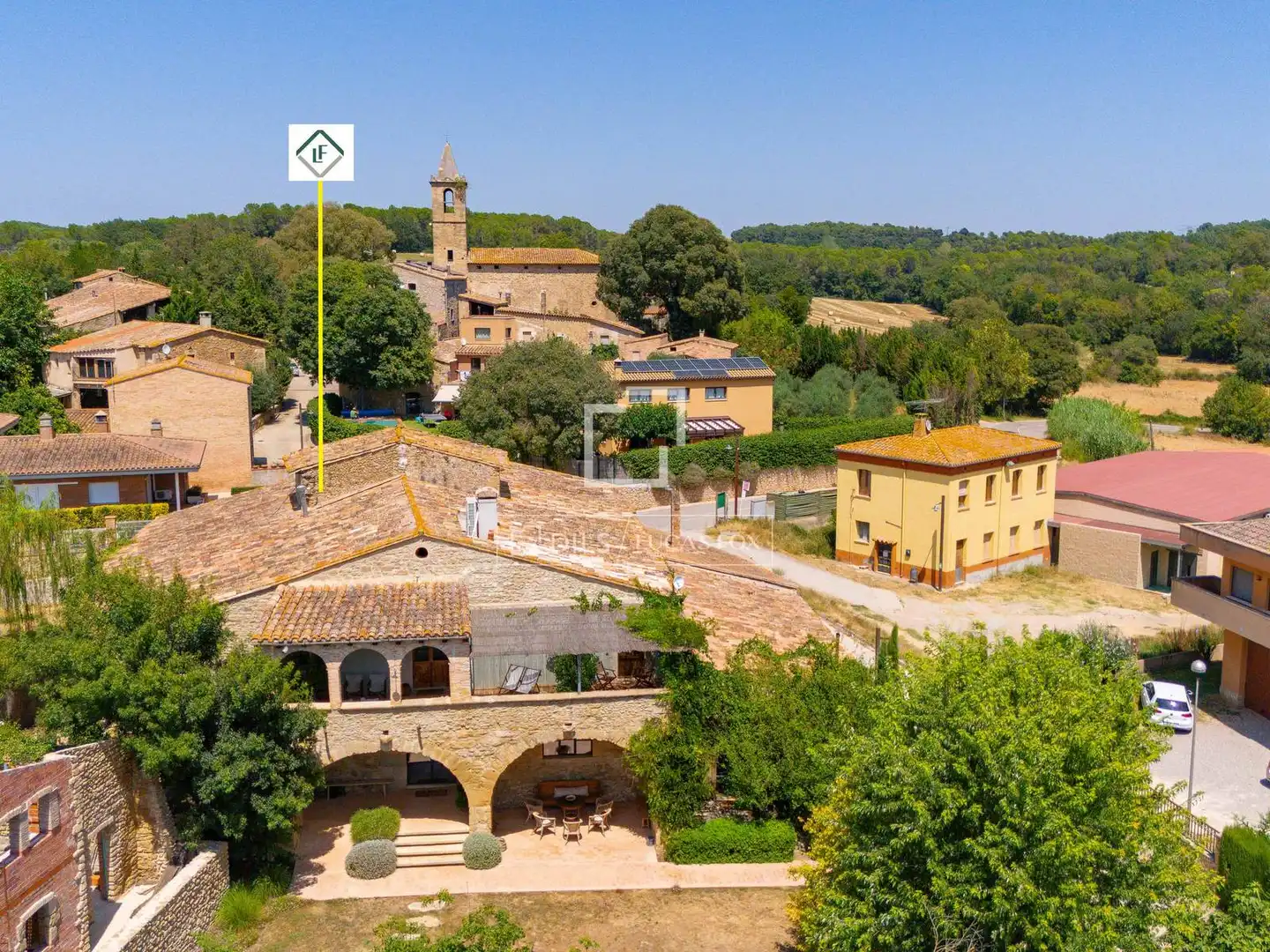 Vista exterior de Finca rústica en venda en Vilademuls amb Calefacció, Jardí privat i Terrassa