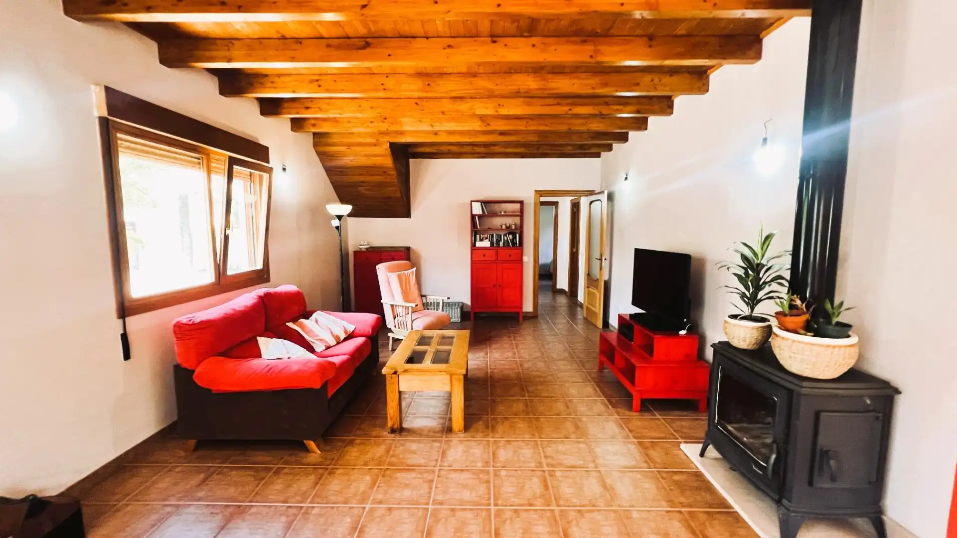 Sala de estar de Finca rústica en venta en La Pobla de Tornesa con Jardín privado y Trastero