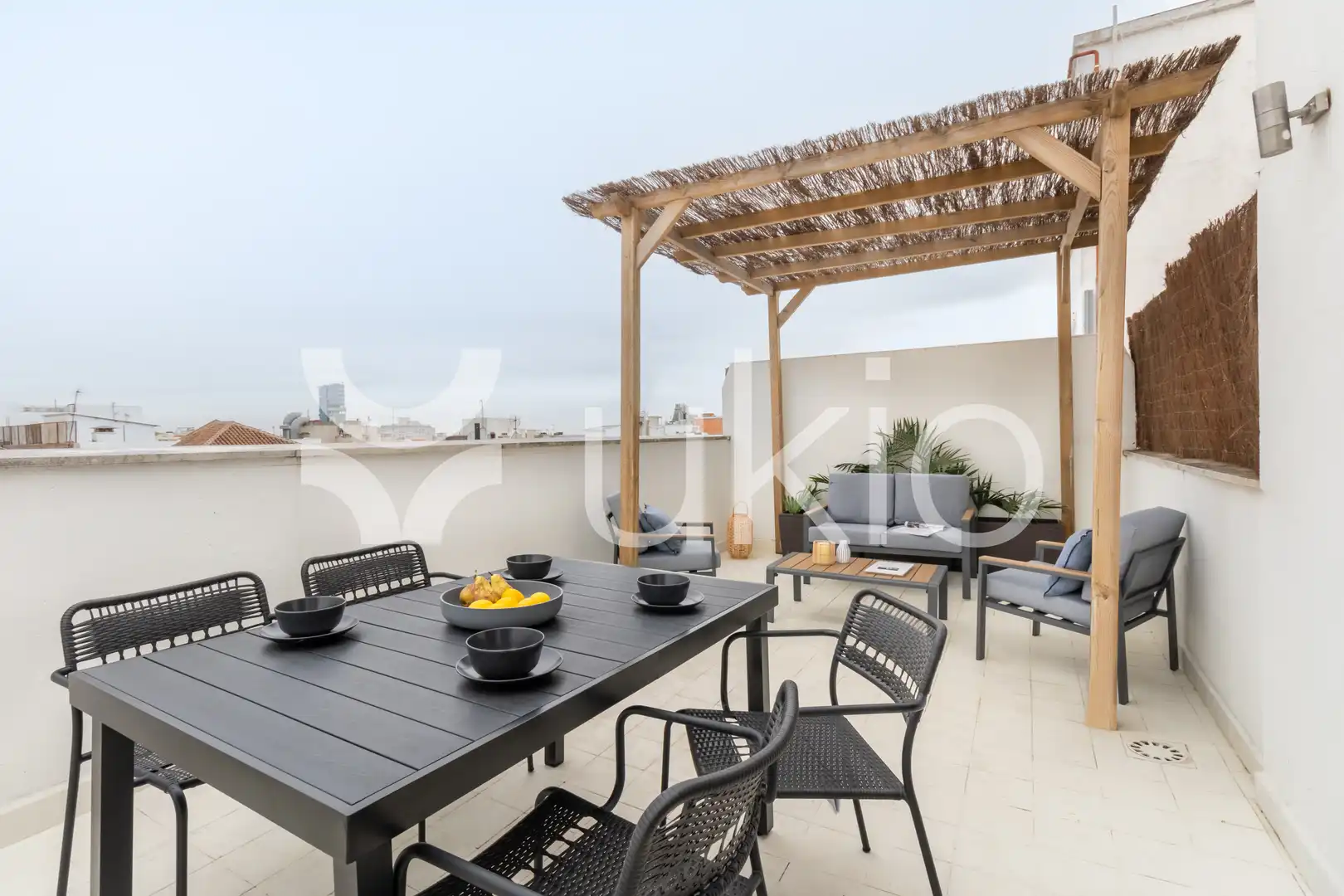 Terraza de Apartamento de alquiler en Madrid con Aire acondicionado, Terraza y Amueblado